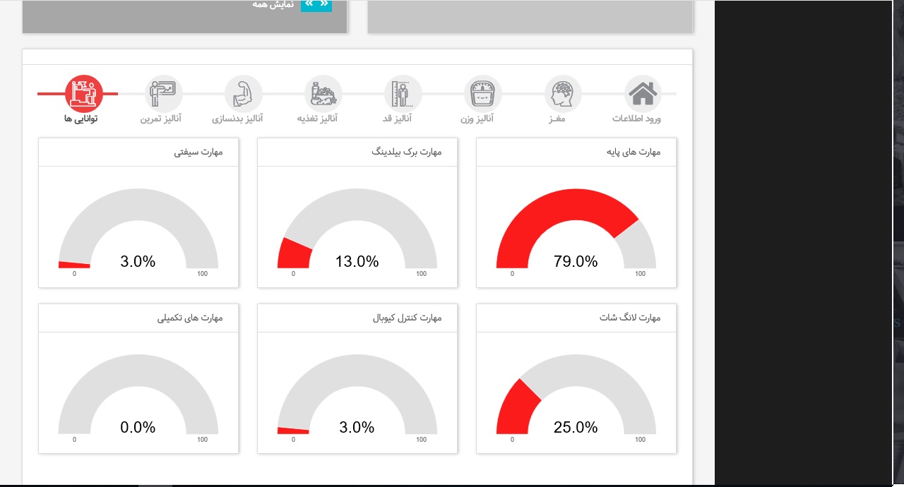 تجویز تمرین آلتون